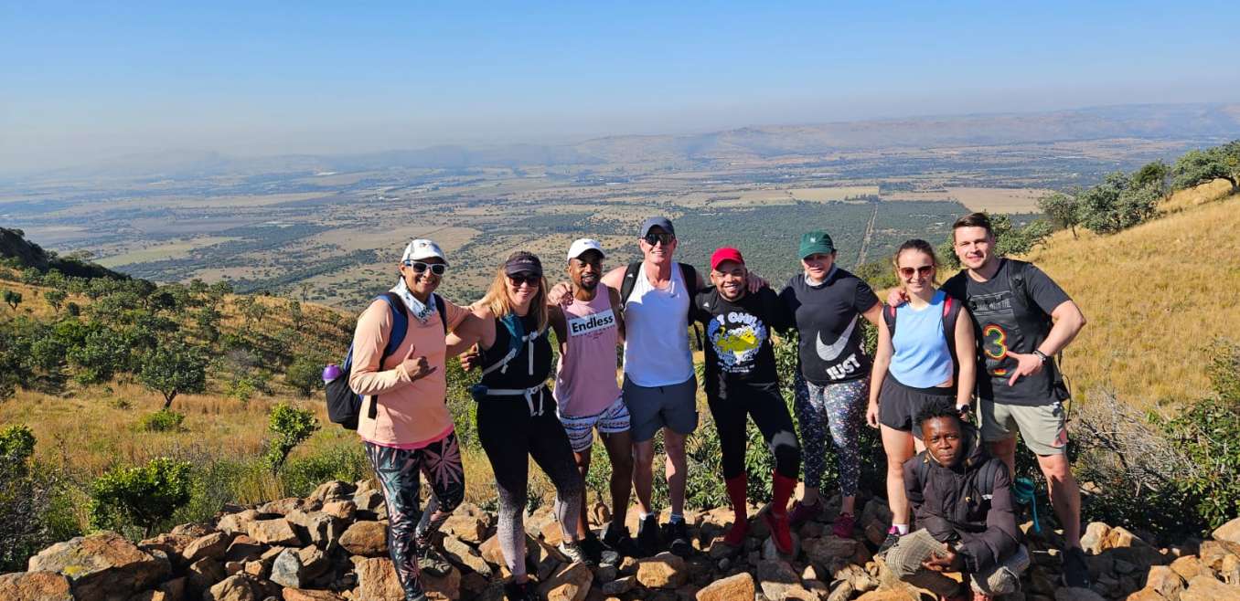 Group photo with a view