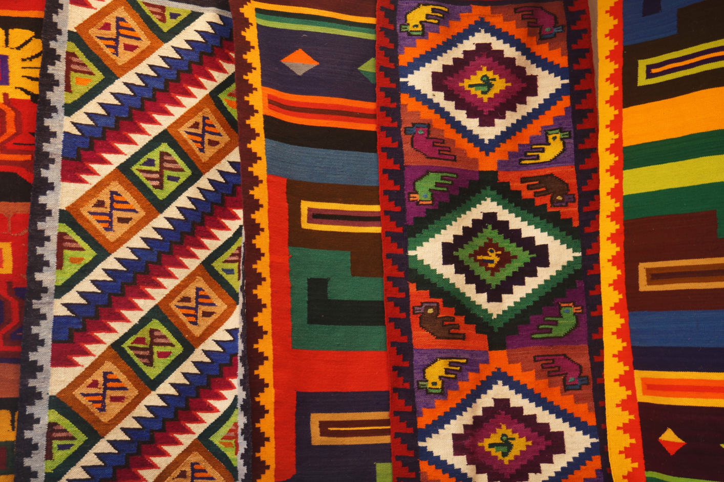 13 Aztec geometric fabric patterns