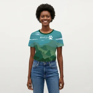 Womens Short Sleeve Hiking Shirt | Kusudi-La