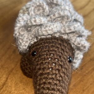 Pango Mini-Pangolin (Beige Back & Dark Brown Belly)